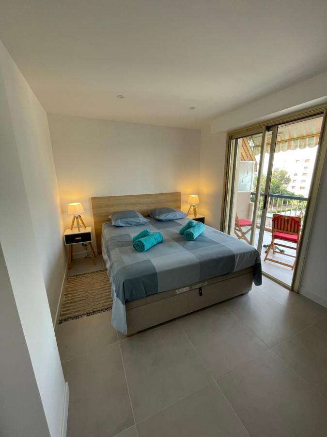 Appartement rénové vue mer avec garage Cagnes-sur-Mer Exterior foto